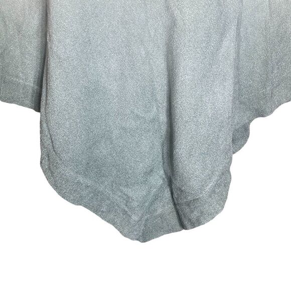 Barefoot dreams poncho cozy chic ultra lite knit ocean breeze ombre waterfall - Picture 4 of 9